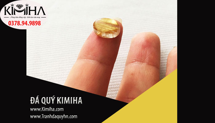 mặt đá thạch anh tóc vầng